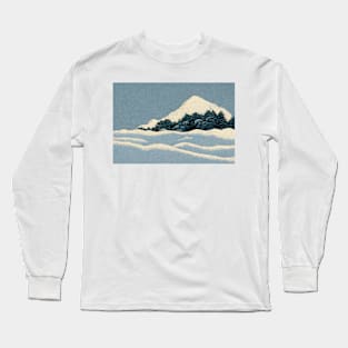 Snowy Mountain Forest Long Sleeve T-Shirt